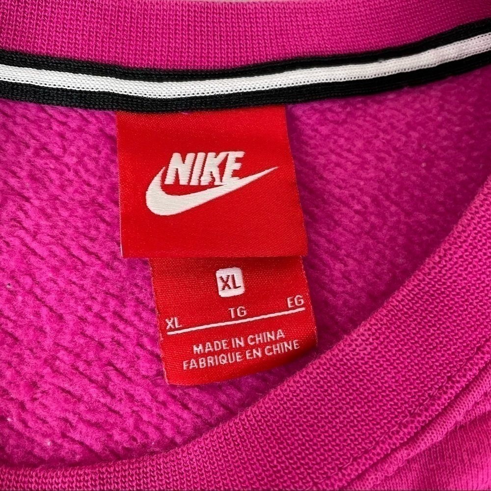 Nike Pink Quilted Girls Sweatshirt - Picture 4 of 5
